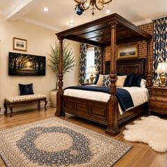 Relax in Style in the Royal Crown: King Suite, Soaking Tub & Fireplace