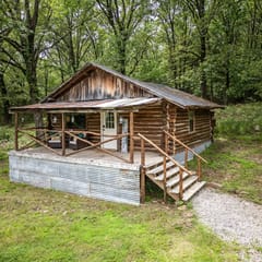 Pampered Peacock | Romantic King Log Cabin