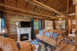 Happy Hound | Cozy Log Cabin + Porch Views - Image 3